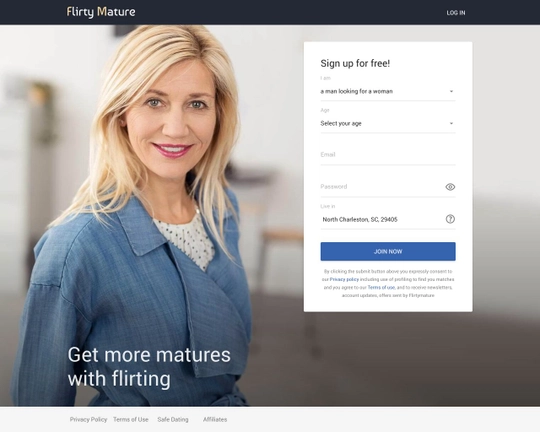Flirty Mature Logo
