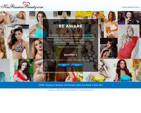 Kiss Russian Beauty Logo