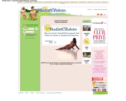 Nudist Club Logo